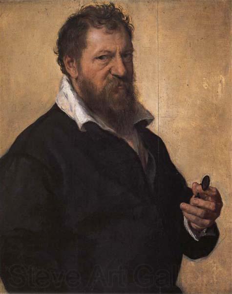 Lambert Lombard Self-Portrait France oil painting art
